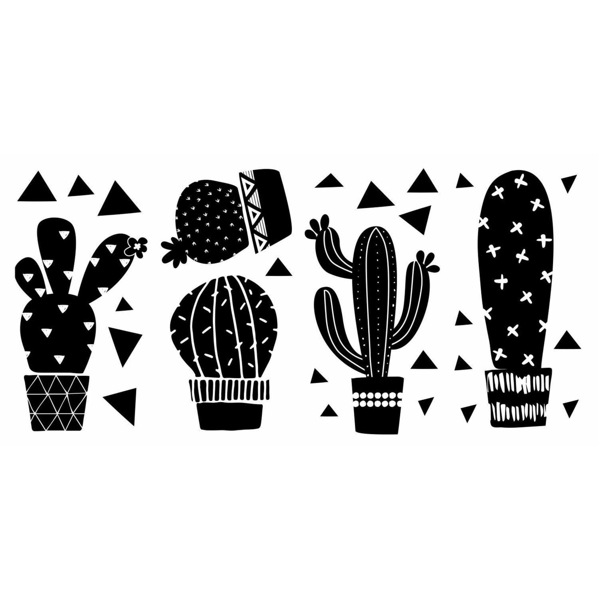 RoomMates Geo Cactus Peel & Stick Wall Decals